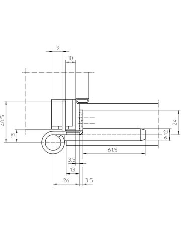 Bild Objektband VARIANT VX 7939/160 S Ø22,5/200kg,matt vernickelt/F2 - SIMONSWERK-3