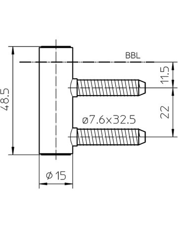 Bild Rahmenteil VARIANT V 4200 WF DL-R, vernickelt - SIMONSWERK-2