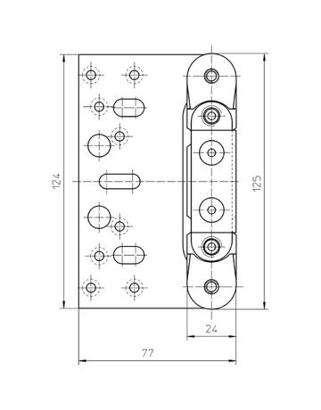 Bild Aufnahmeelement VARIANT V 7502 3D verzinkt - SIMONSWERK-2