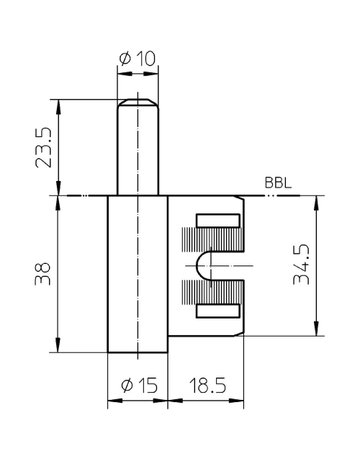 Bild Rahmenteil VARIANT V 8100/18 WF DL-R, vernickelt - SIMONSWERK-2