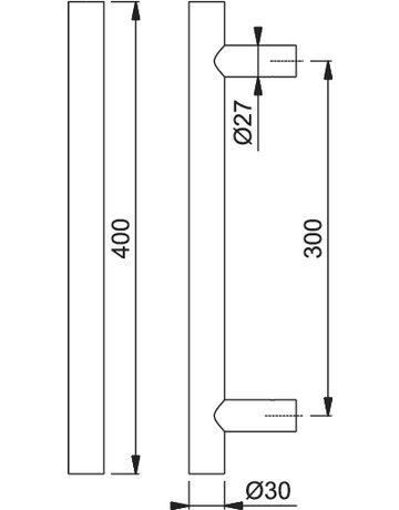 Bild Bügelgriff, E5011, F69 400 300 2 BS-1502 - HOPPE-1