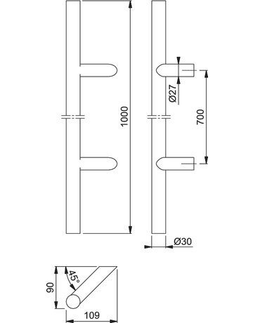 Bild Bügelgriff, E5012, F69 1000 700 2 BS-1502 - HOPPE-1