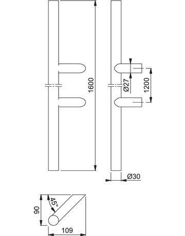 Bild Bügelgriff, E5012, F69 1600 1200 2 BS-1502 - HOPPE-1