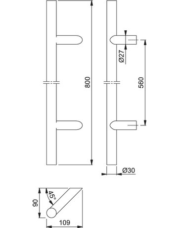 Bild Bügelgriff, E5012, BS-1102 STCK - HOPPE-1