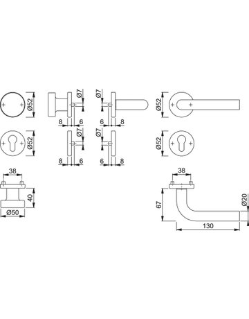 Bild We-grt.Ros.E58/42KV /42KVS/150ZF69 8 PZ - HOPPE-1