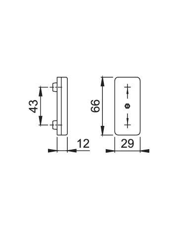 Bild Rosette U34SV F9016 NW 42694 - HOPPE-1