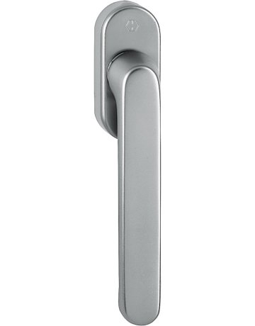 Bild Drehkipp-Fenstergriff, Luxembourg 099KH/U26, mit ovaler Rosette, Vierkant 7x 32, stahlfarbig eloxiert - HOPPE-0