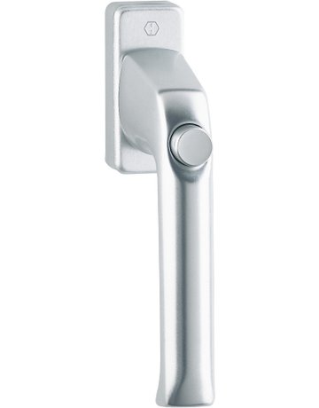 Bild Drehkipp-Fenstergriff, abschließbar, London 013SV/U34, DIN Links-Rechts, 7/32mm, naturfarbig - HOPPE-0