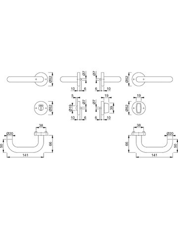 Bild Grt-Rosette F69 E138/42H/42HKVS, 8, RWSK/OL - HOPPE-1