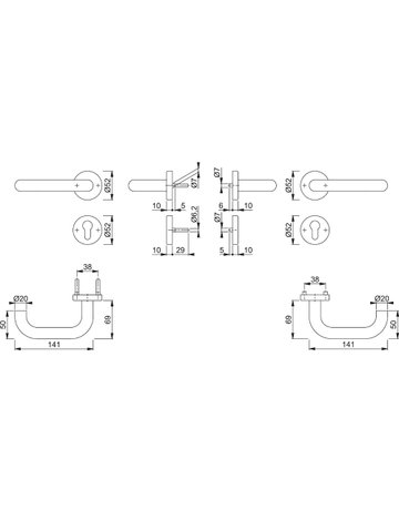Bild FS-Grt-Rosette F69 FS-E138/42H/42HS, 9, PZ - HOPPE-1