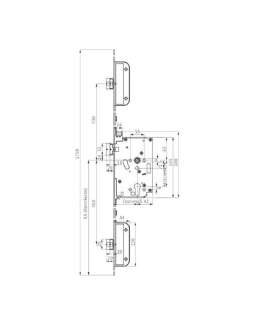 Bild PA-MFV 6-39014,1-flg,ED 100% PZ72/9,D55,F20x1750,ER,PAF-C,DL - BKS-2