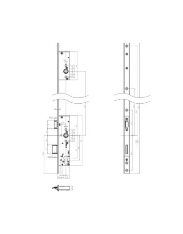 Bild PA-Einsteckschloss B-18410 PZ92/9,D39,U24x6x718ktg,ER,PAF-B ausw. - BKS-1