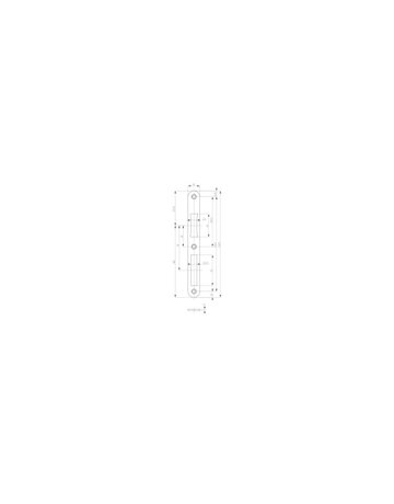 Bild Flachschließblech B-90000 24x216x3 rd,edelstahl - BKS-1