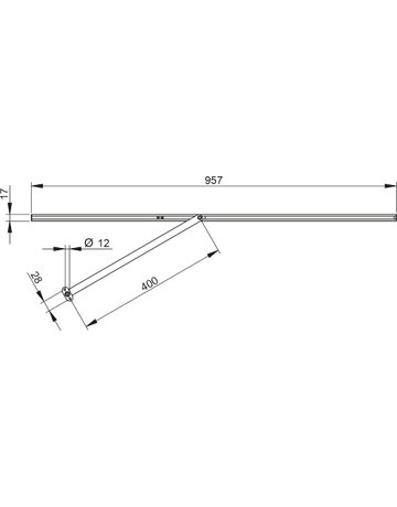 Bild Öffnungsbegrenzer Porti 5318 aufliegend,max.50kg,Glastür - Athmer-1