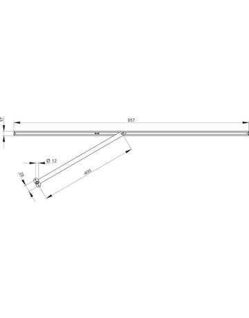 Bild Öffnungsbegrenzer Porti 5487 aufliegend,max.50kg,Glastür - Athmer-2