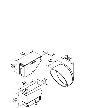 Bild Einfahrtstor-Lichtschranke mit Sender und Empfänger,12-240V,AC/DC - HELM-1