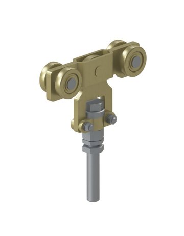 Bild Rollapp.,Ø 60, für Profür -Nr.600 691/85,doppelpaarig,L 234,z.Einhäng.,zn - HELM-0