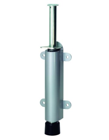 Bild OT-Türf.steller, mit Tretbolzen, Hub 120mm, 1043, silberfarbig einbrennlackiert - KWS-0