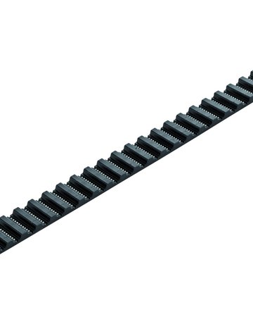 Bild Schiebetür -Zahnriemen,Gummi schwarz P 10 T5,zum Einspannen,B10mm,S2,2mm - HELM-0