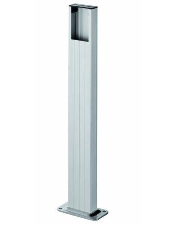 Bild Einfahrtstor-Leerpfosten zum Aufschrauben,Aluminium,H549mm - HELM-0
