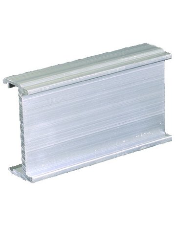 Bild Objekttür-Adapterstück,für Laufschiene Alu blank 73mm,für 150 W/D Blende - HELM-0