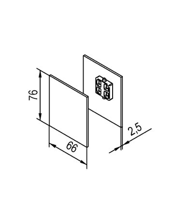 Bild Abdeckkappe,für Montageschiene Aluminium silberfarbig - HELM-1