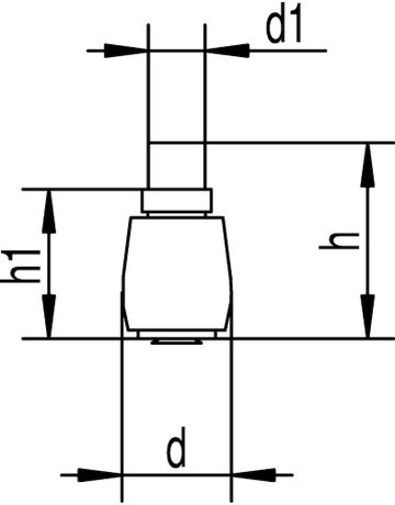 Bild Schiebetor-Führungsrolle,349 N für U-Schiene 340,Stahl - HELM-1