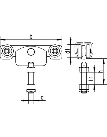 Bild Rollapp.,Ø 34 410,doppelpaarig,L 180,z.Einhäng.,zn - HELM-1