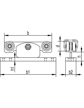 Bild Rollapp.,Ø 34 412,doppelpaarig,L 180,z.Anschr.,zn - HELM-1