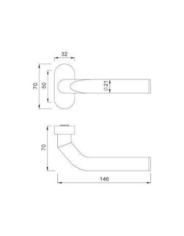 Bild Wechselgarnitur 3F38, 3G35 Rosette oval ,ER - KWS-1