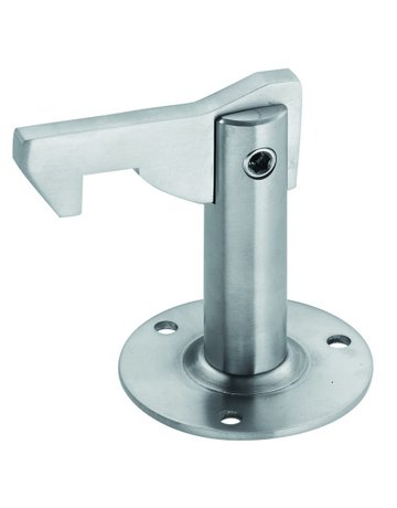 Bild Torfeststeller, 1311, mit Anschraubplatte, Stahl schwarz, B34mm, H88mm - KWS-0