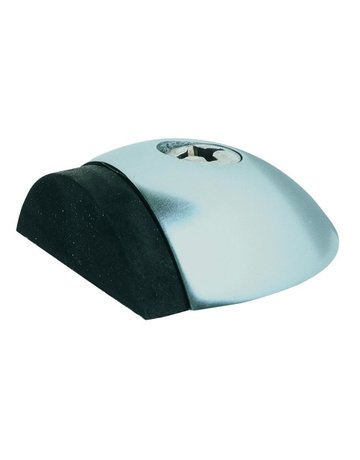 Bild Bodentürstopper, 2001, H 18mm, mit Verdrehsicherung, ALU, dunkelbraun eloxiert gebei. - KWS-0