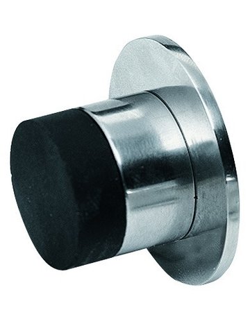 Bild Wandpuffer, mit Rosette, 2007, Ø 30mm, L 28mm, silberfarbig - KWS-0
