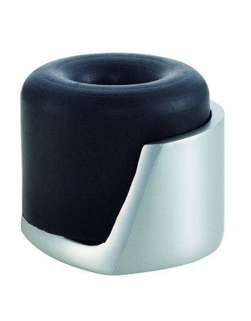 Bild Bodentürstopper, 2013, H 36mm, Ø 46mm, mit Verdrehs., Aluminium, dunkelbraun eloxiert gebei. - KWS-0