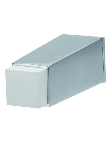 Bild Wandpuffer, mit einseitigem Gummipuffer, 2033, L 80mm, silberfarbig - KWS-0