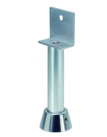 Bild GA-Trennwandstütze, 4213, edelstahl, matt gebürstet, H 150 mm - KWS-0