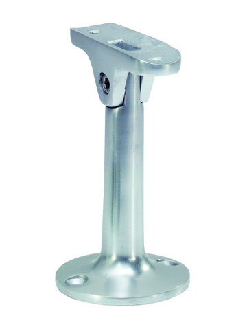 Bild Handlaufst.,4586,mit gewölbter Auflage ALU,silberfarbig eloxiert,Wandabst.75mm - KWS-0