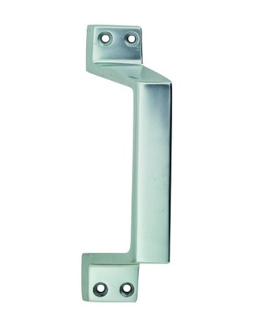 Bild OT-Schiebetürgriff, 5317, eckig, L 180mm, B 30mm, neusilber, eloxiert - KWS-0