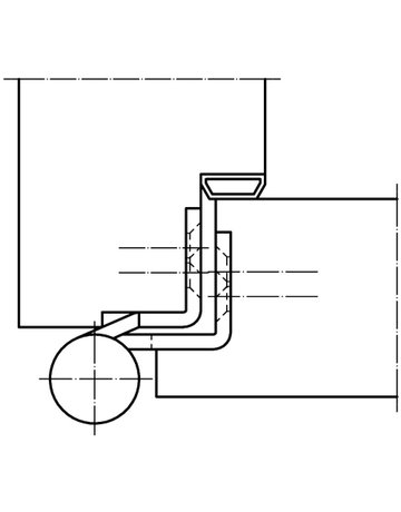 Bild Aufschraubband BAKA QF 1 160 2tlg,DL verzinkt - SIMONSWERK-2