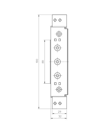 Bild Aufnahmeelement VARIANT VX 7511 3D edelstahl unbehandelt - SIMONSWERK-2