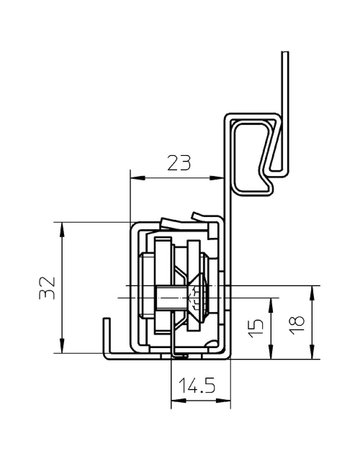 Bild Aufnahmeelement VARIANT VX 7511 3D edelstahl unbehandelt - SIMONSWERK-4