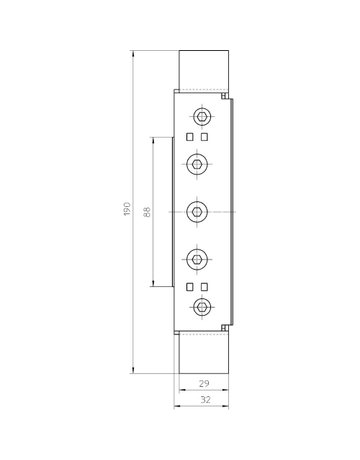 Bild Aufnahmeelement VARIANT VX 7512 3D edelstahl unbehandelt - SIMONSWERK-2