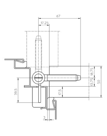 Bild Objektband VARIANT VX 7720 /100 Ø20/100kg,edelstahl matt - SIMONSWERK-3