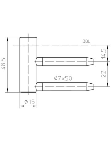 Bild Rahmenteil VARIANT V 4400 WF 3 NUV DL-R, vernickelt - SIMONSWERK-2