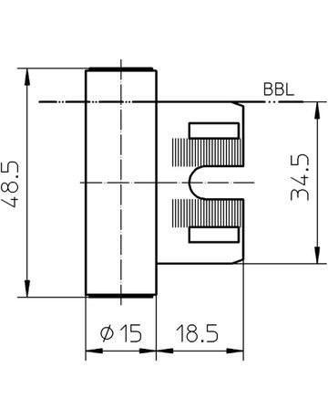Bild Rahmenteil VARIANT V 8000/18 WF DL-R, vernickelt - SIMONSWERK-2