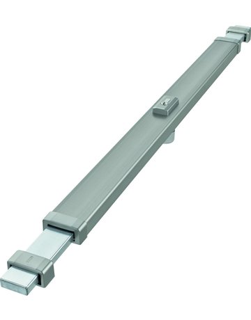 Bild Tür- Panzerriegel, PR 2800 L1, mit Zylinder, edelstahloptik - ABUS-1