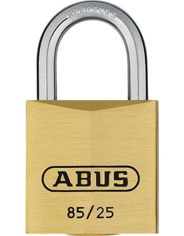 Bild Zyl. Vorhangschloss Nr. 85 /25 2 Schlüssel verschieden - ABUS-0