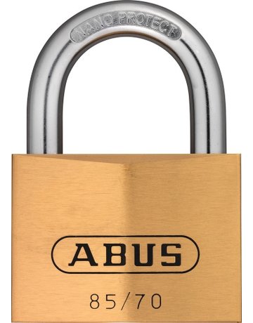 Bild AV - Vorhangschloss 85/70, Messing massiv - ABUS-0
