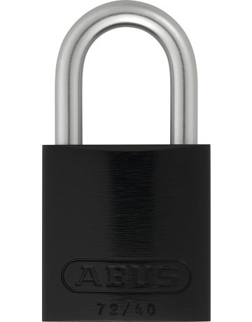 Bild AV - Vorhangschloss, LoveLock 72LL/40, Aluminium schwarz - ABUS-0