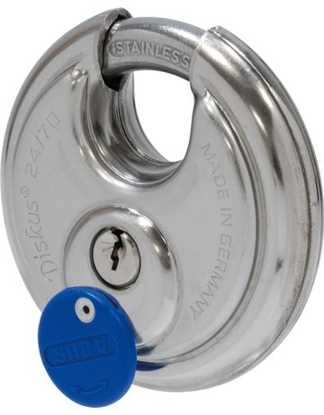 Bild AV - Vorhangschloss, Diskus 24IB/70, Edelstahl edelstahl - ABUS-3